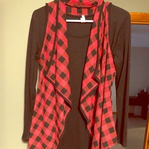 Short Black Dress with the matching vest